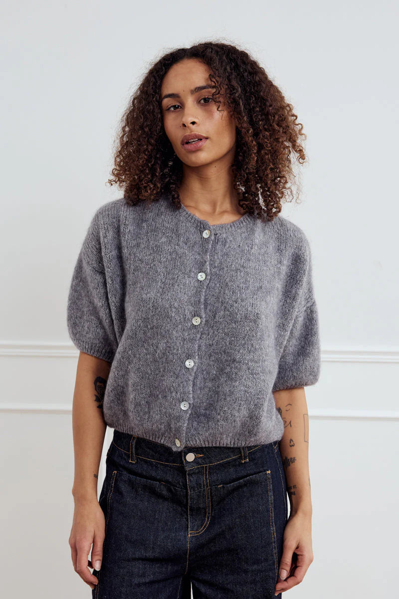 Johanna Knit Cardigan - Grey