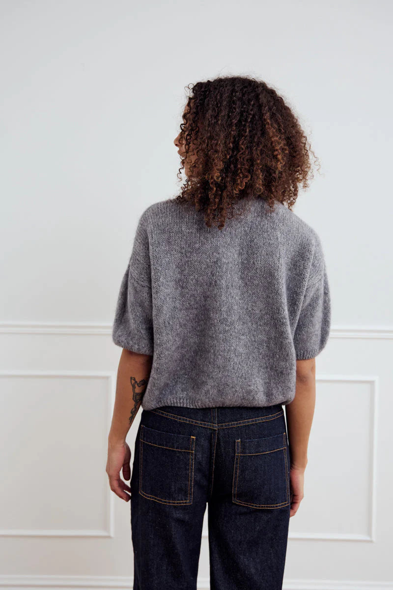Johanna Knit Cardigan - Grey