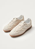 Leather Sneakers - Crochet Cream