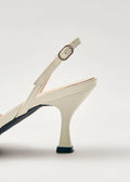 Joelle Onix Leather Pumps - Cream