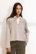 Elmer Polo Shirt - Brun Randig