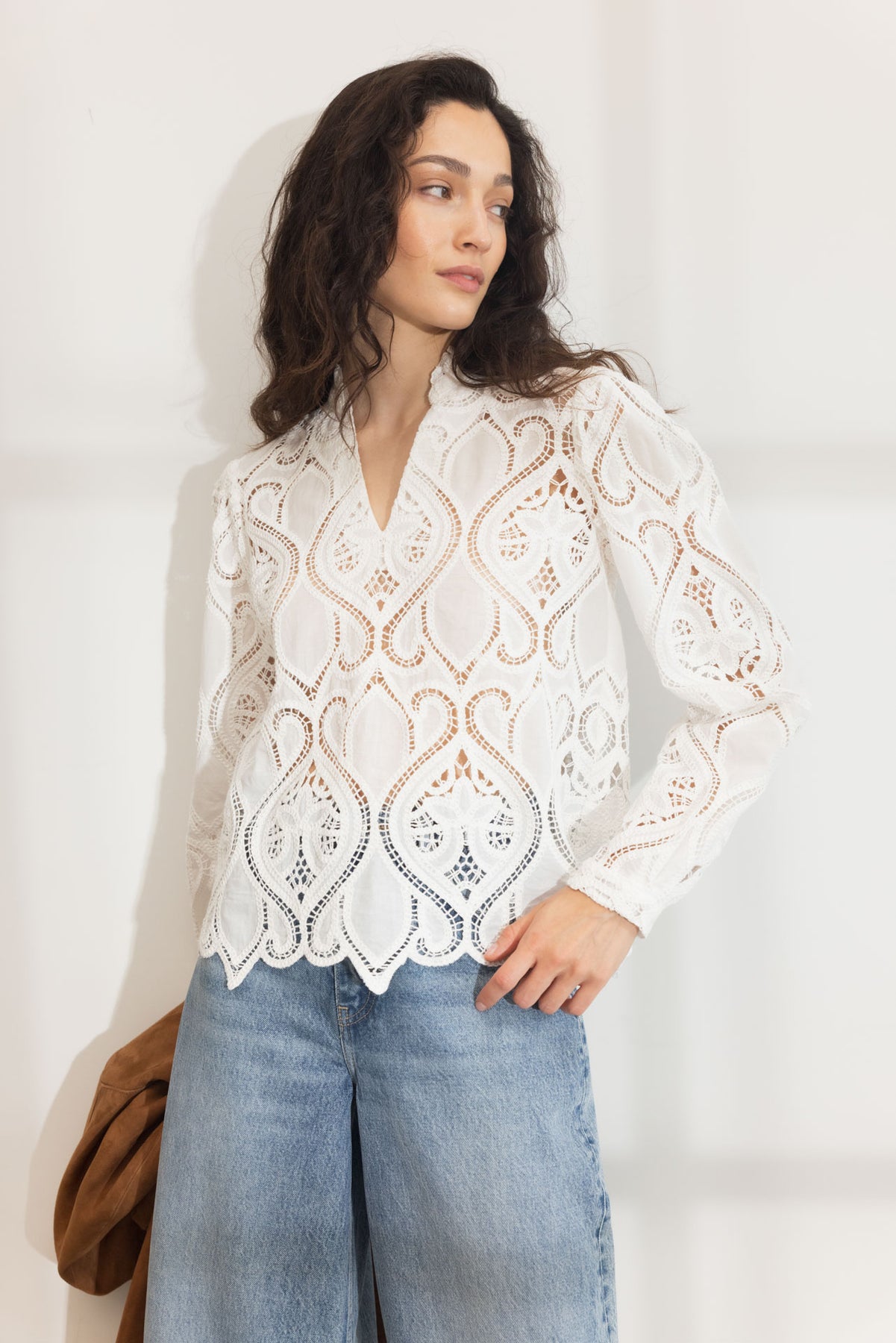 Amelia Blouse - Vit