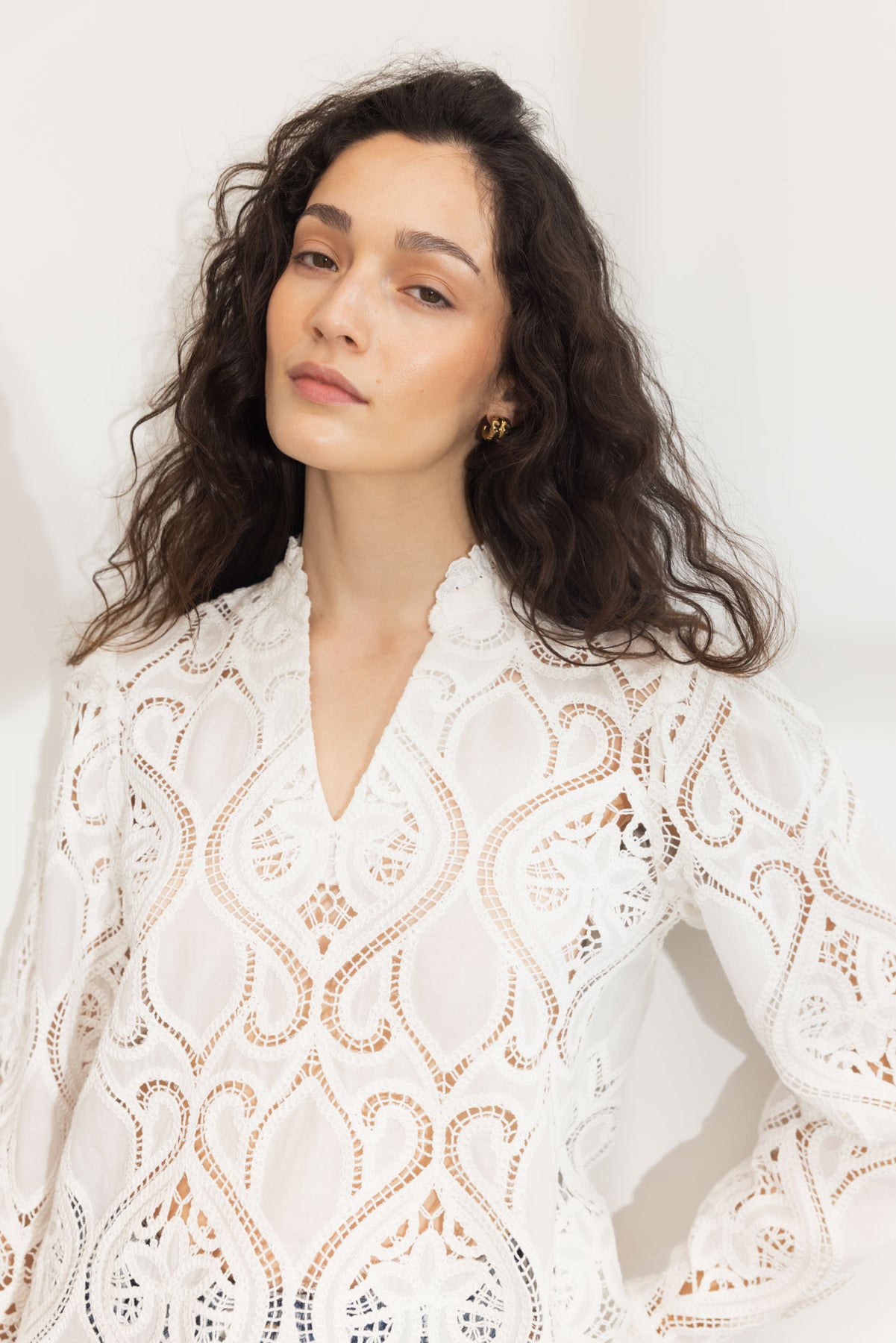 Amelia Blouse - Vit