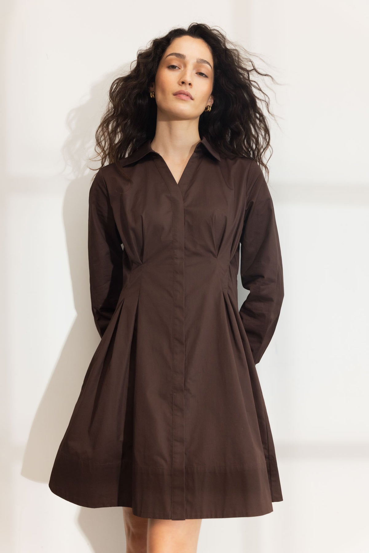 Emira Dress - Brun