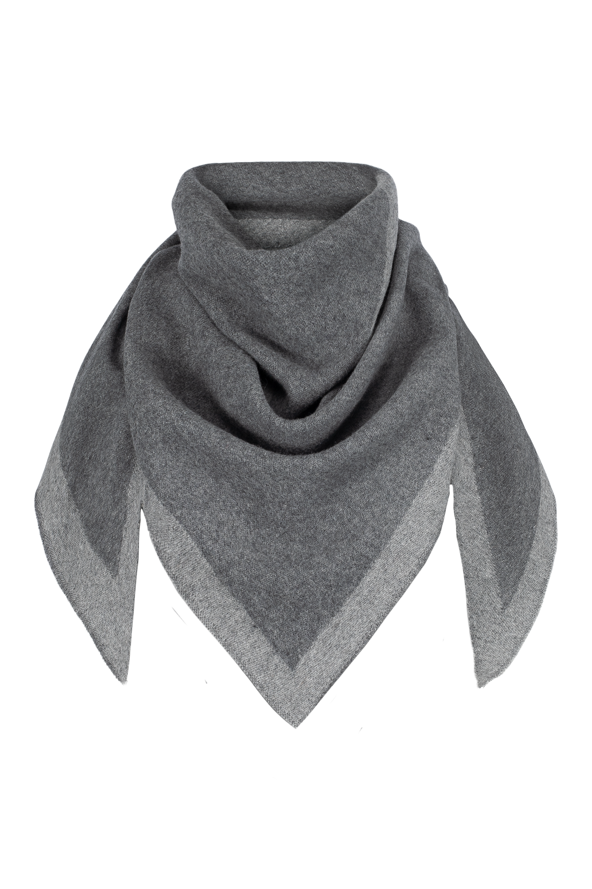 Triangle Scarf - Grey/Medium Grey