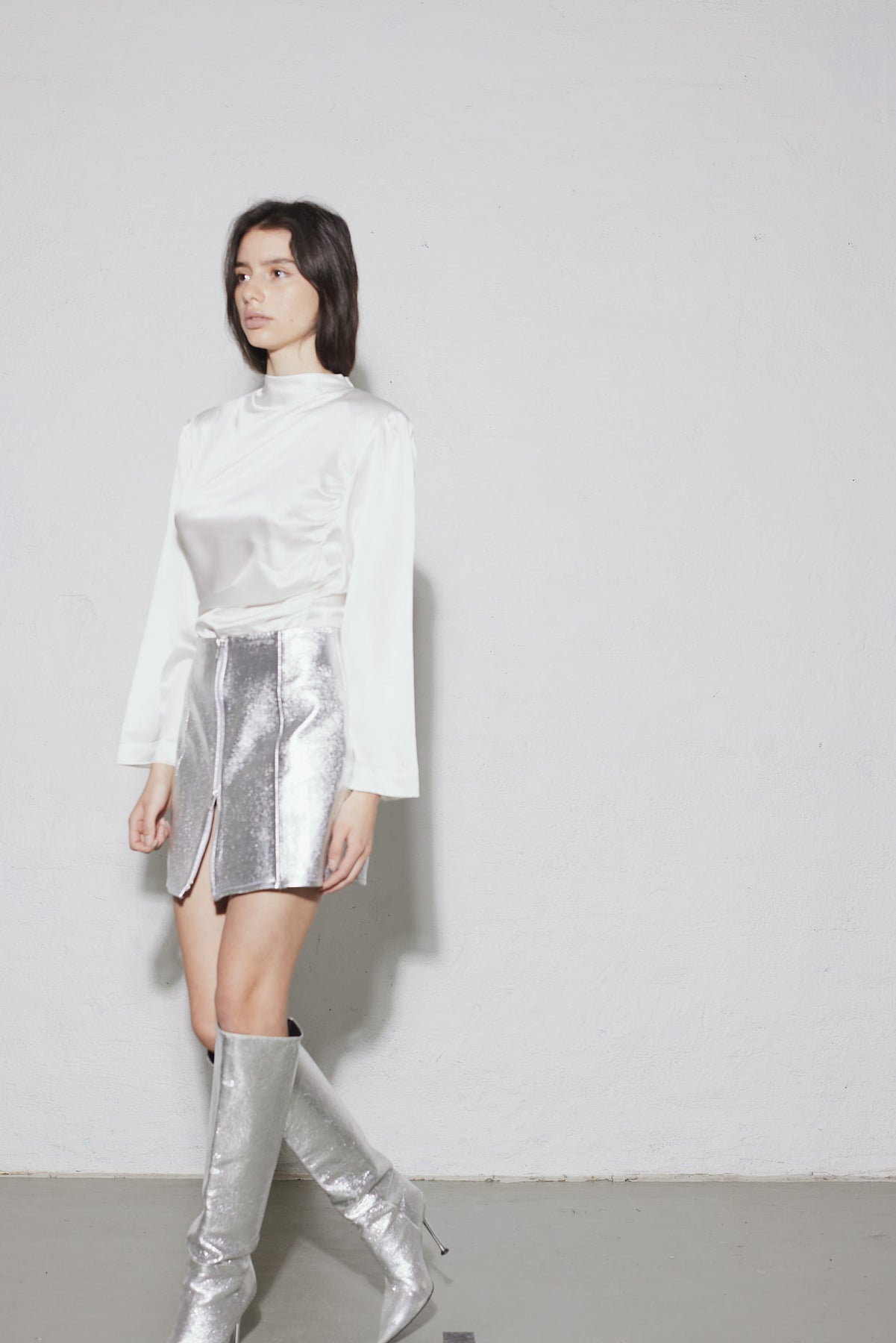 Joule Skirt - Silver