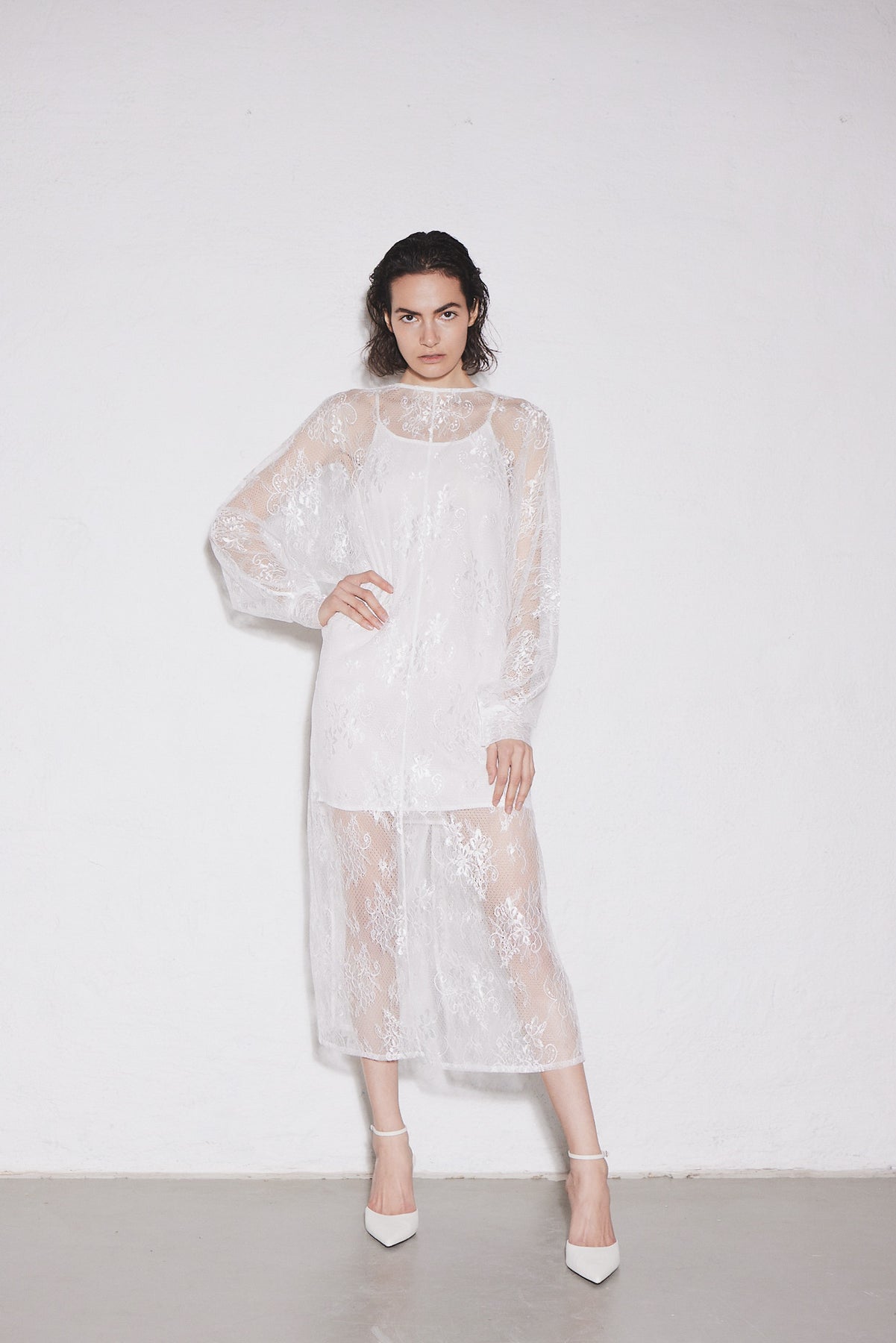Cannes Lace - White
