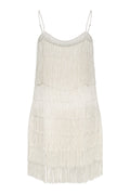 Fringe Dress - White