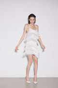 Fringe Dress - White