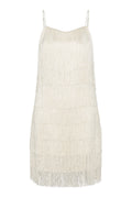 Fringe Dress - White