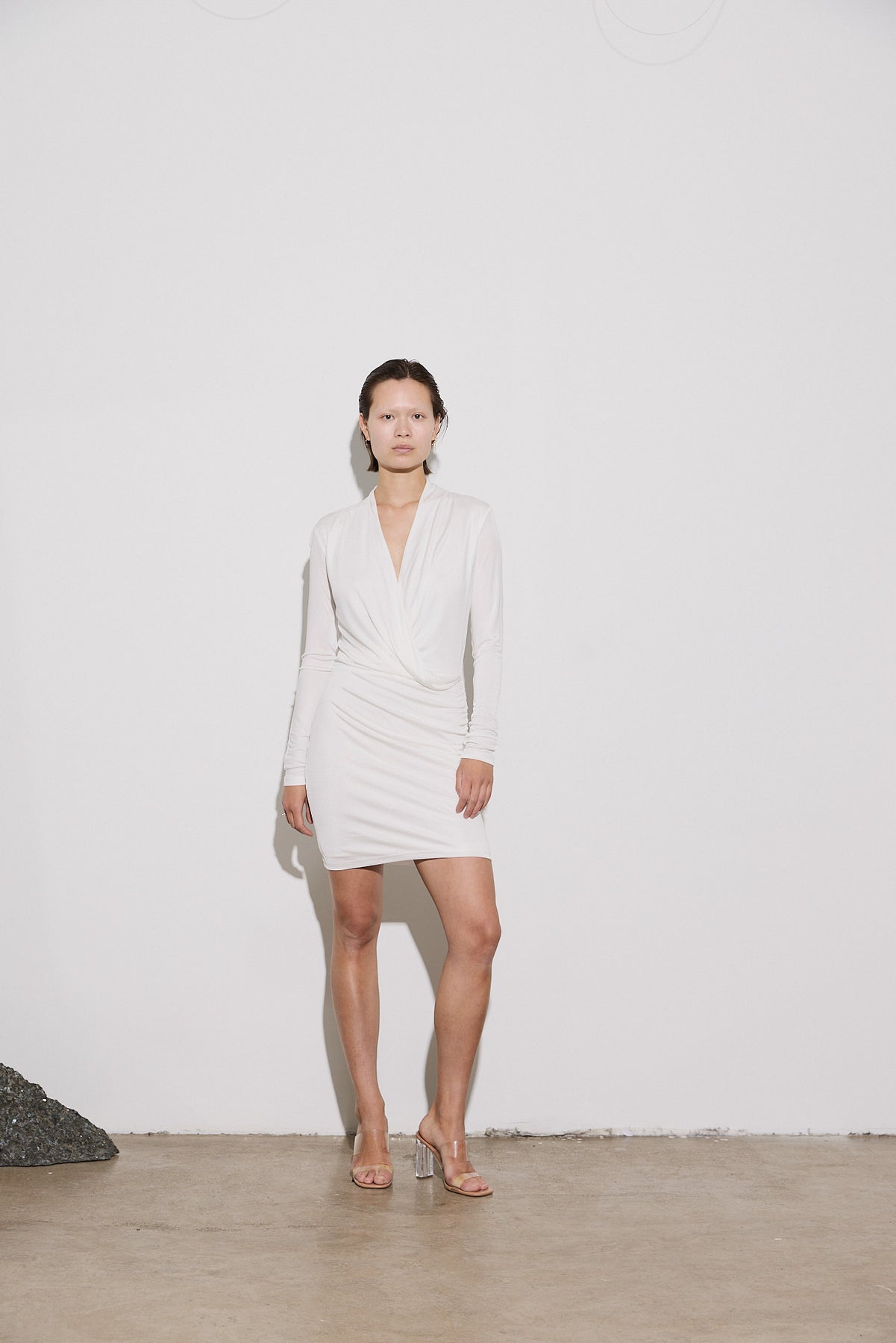 Opening Dress Short - Vit