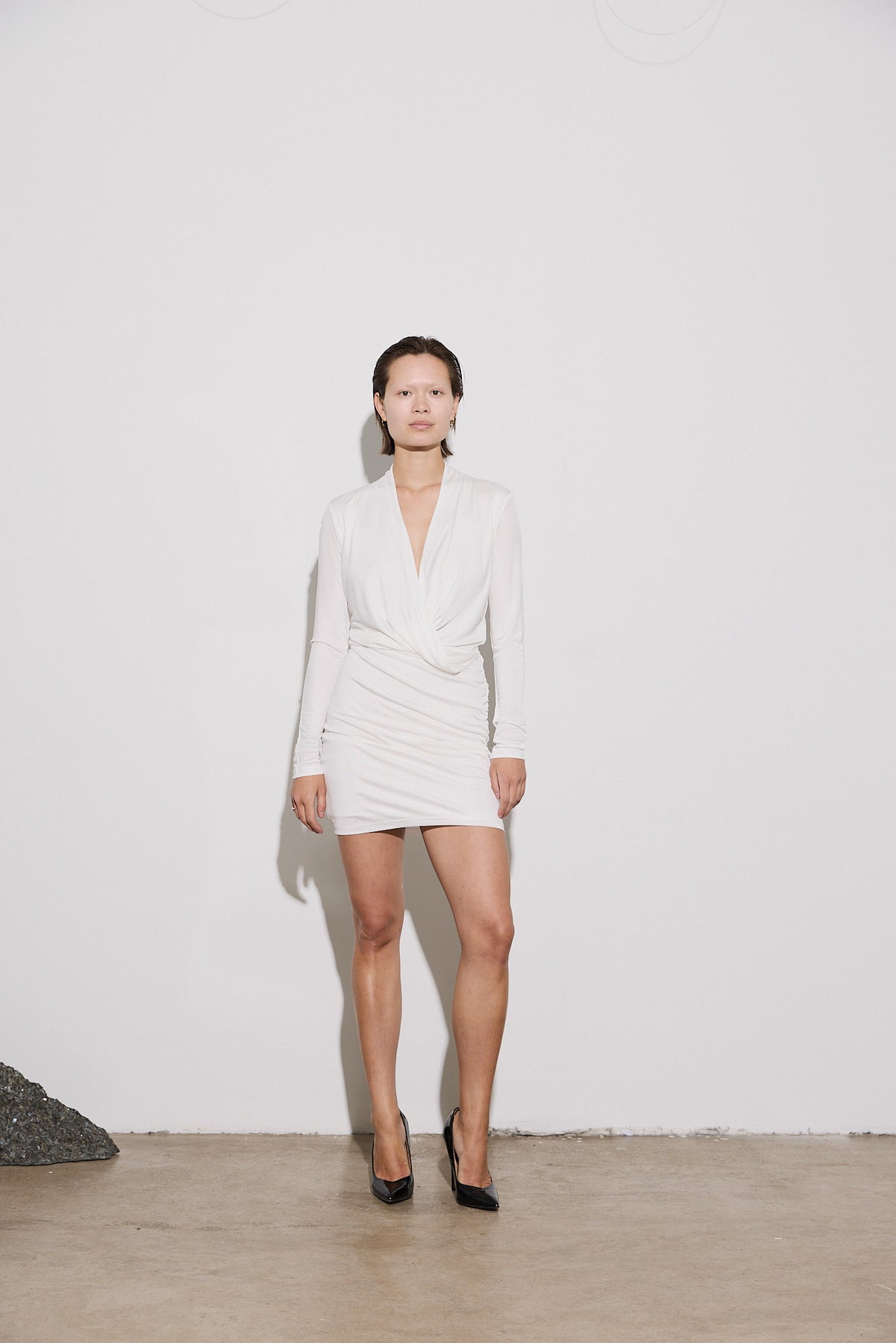 Opening Dress Short - Vit
