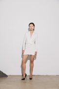 Opening Dress Short - Vit