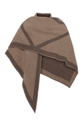 Triangle Scarf Merino - Cacao / Beige