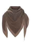 Triangle Scarf Merino - Cacao / Beige