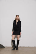 Envelope1976 Opening Dress Short - Svart