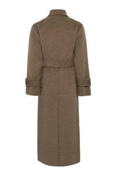 Saville Coat - Brown Melange