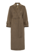 Saville Coat - Brown Melange