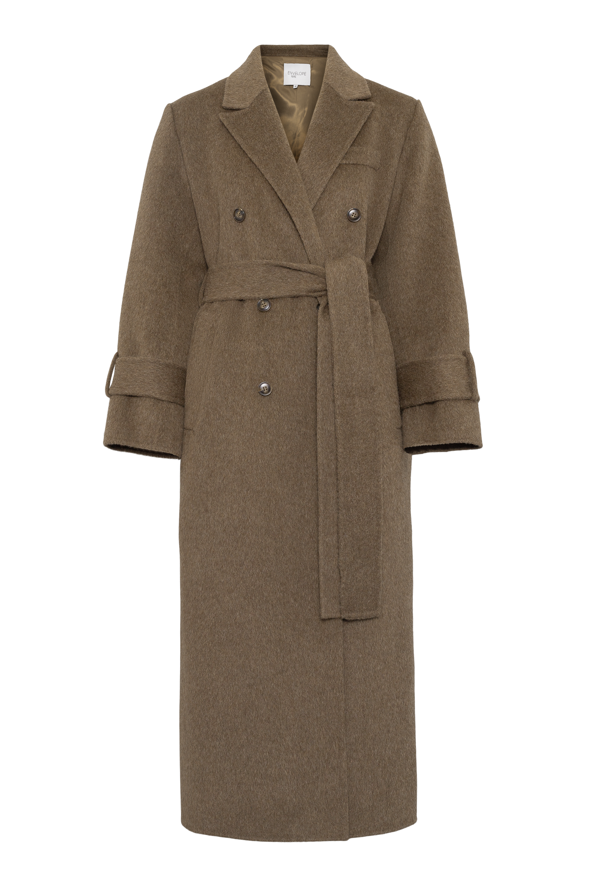 Saville Coat - Brown Melange