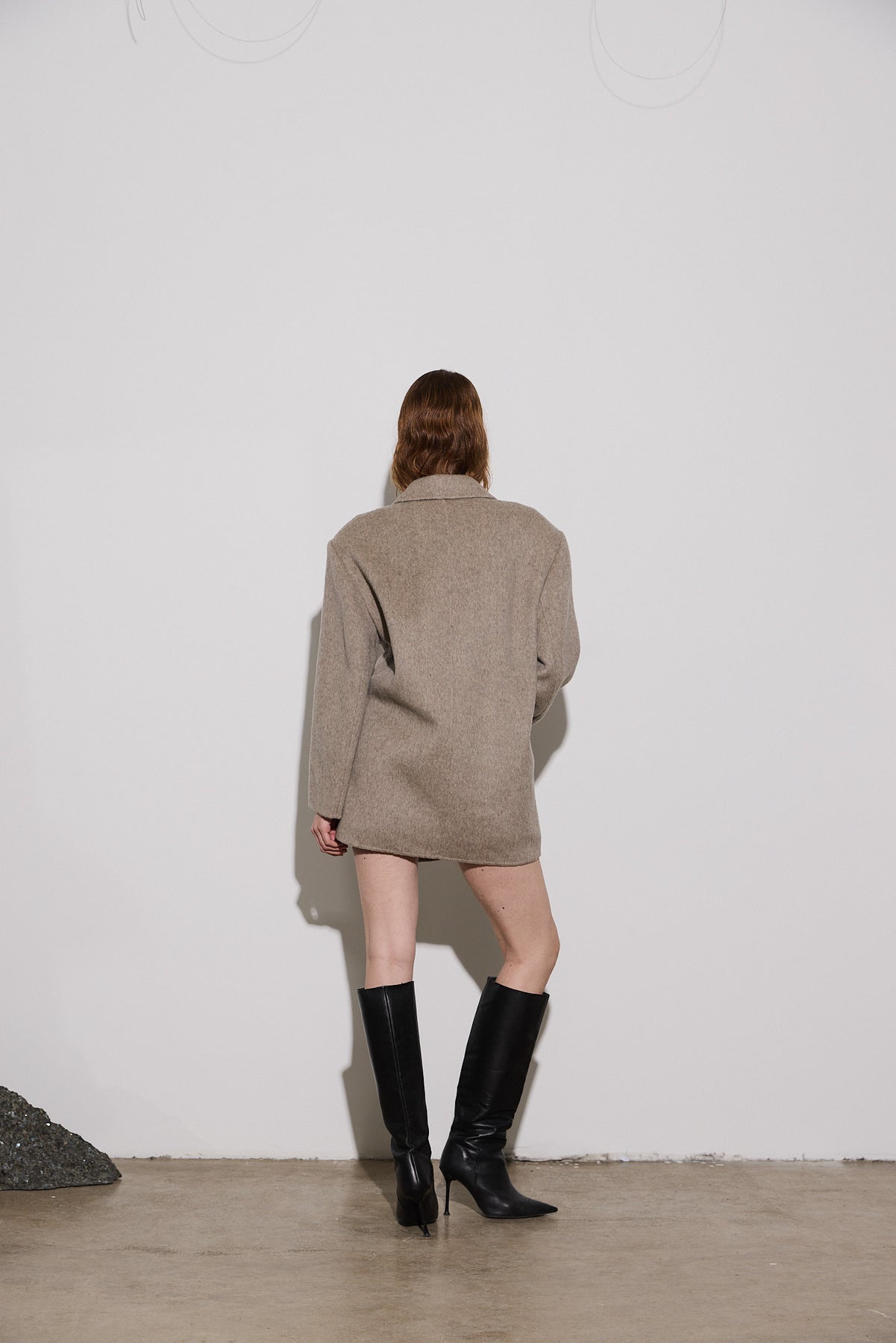Form Jacket - Taupe Melange