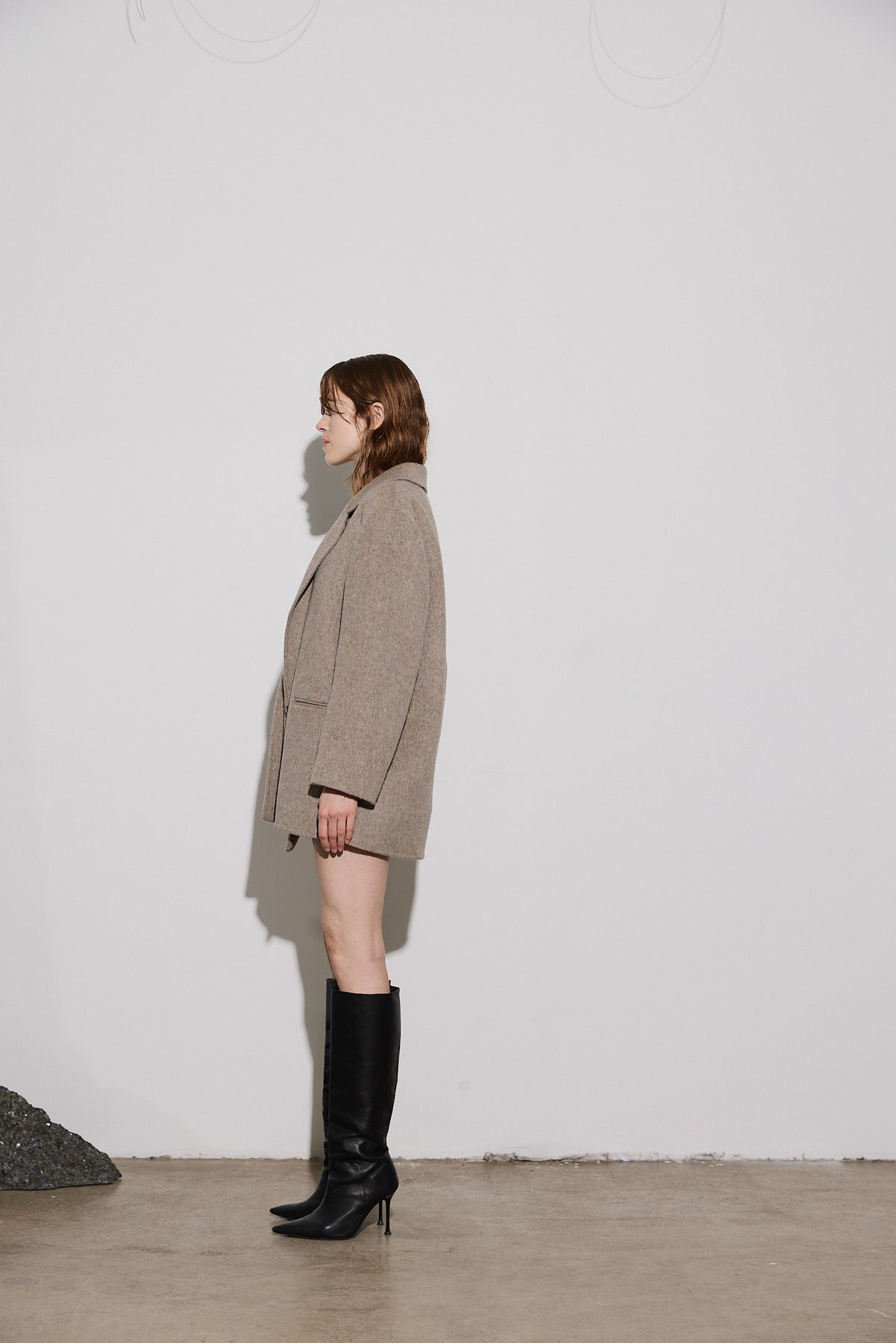 Form Jacket - Taupe Melange