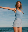 Square Neck Swim - Cornflower
