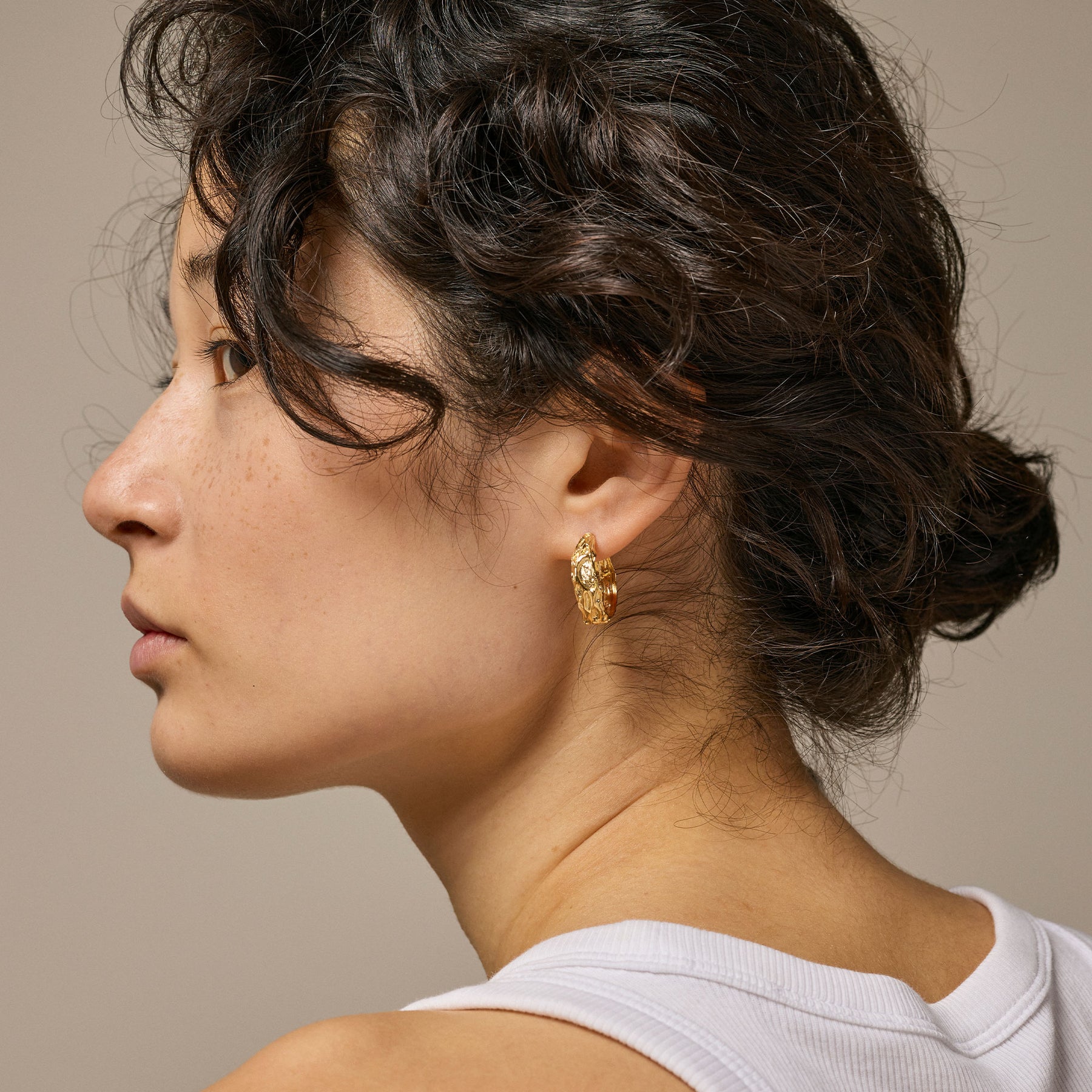 Nela Hoops 20MM - Guld