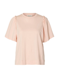 Penelope 2/4 Ruffle Tee Noos - Pale Dogwood