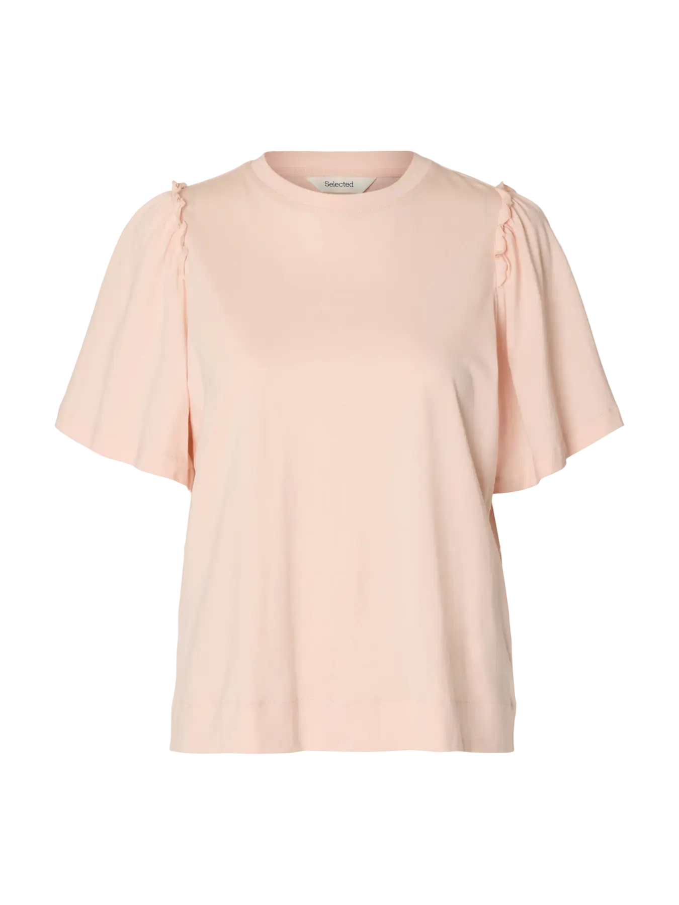 Penelope 2/4 Ruffle Tee Noos - Pale Dogwood