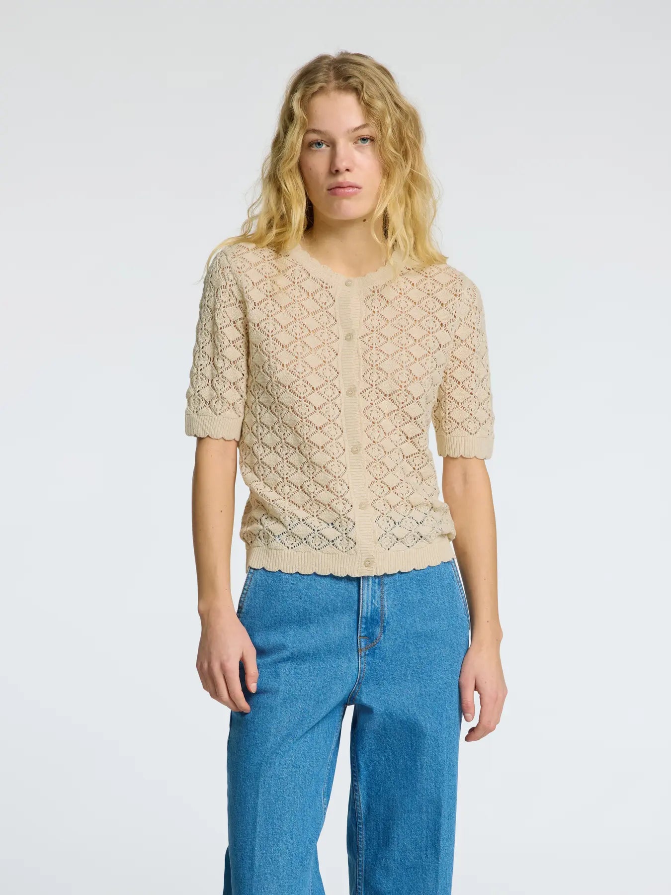 Sofia 2/4 Knit Kofta - Birch