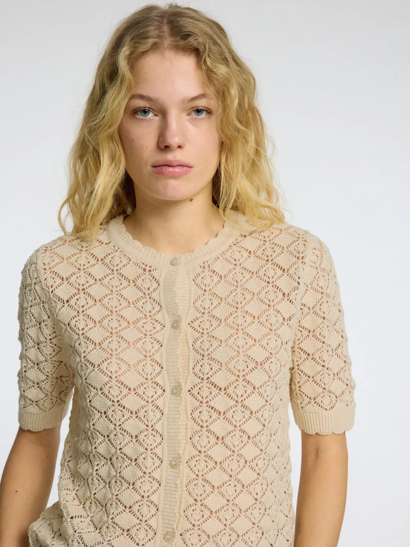 Sofia 2/4 Knit Kofta - Birch