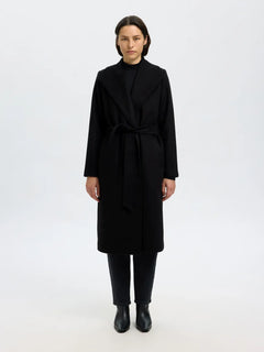 Rosa Wool Blend Coat - Black