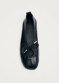 Rosalind Leather Ballet Flats - Svart