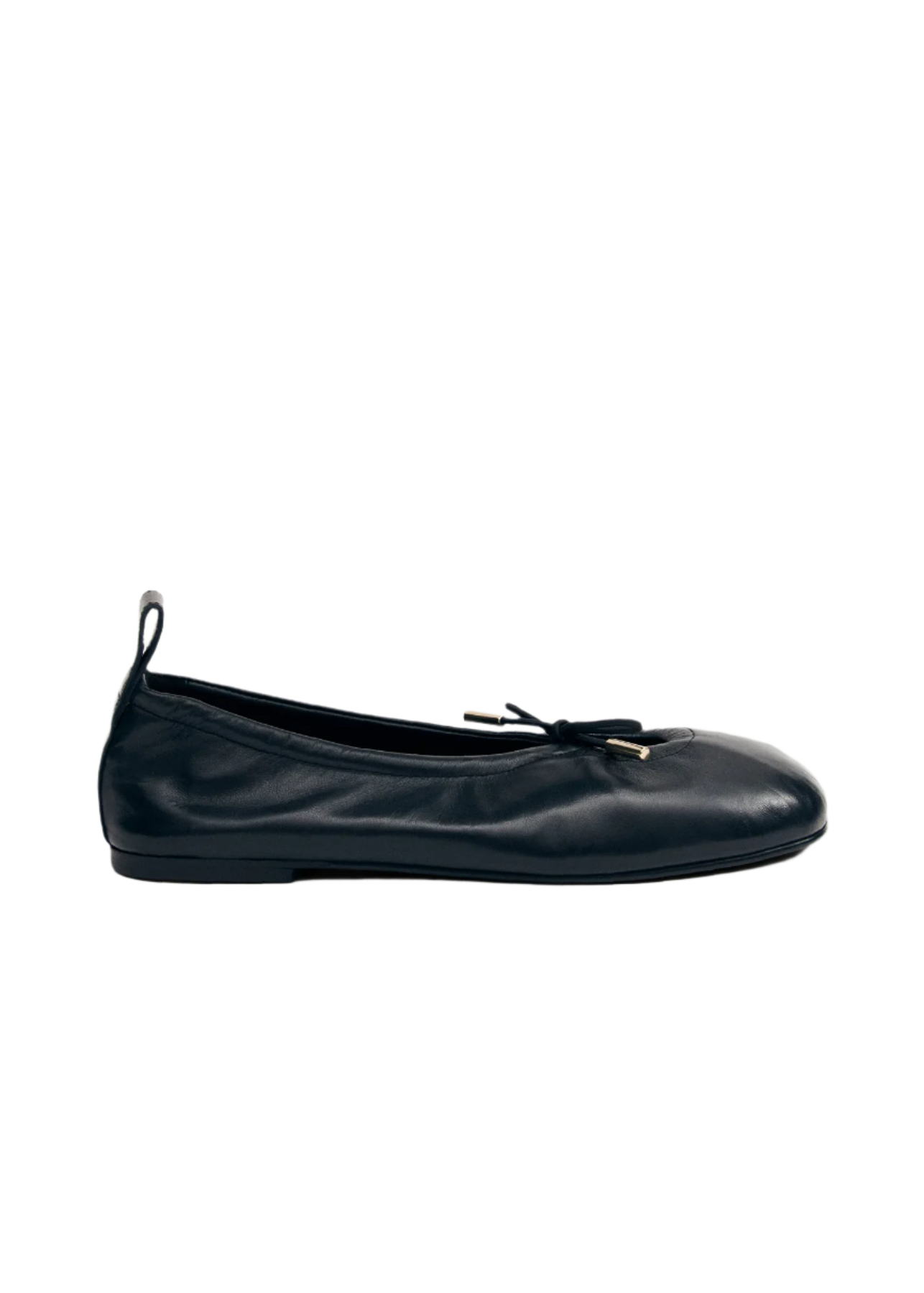 Rosalind Leather Ballet Flats - Svart