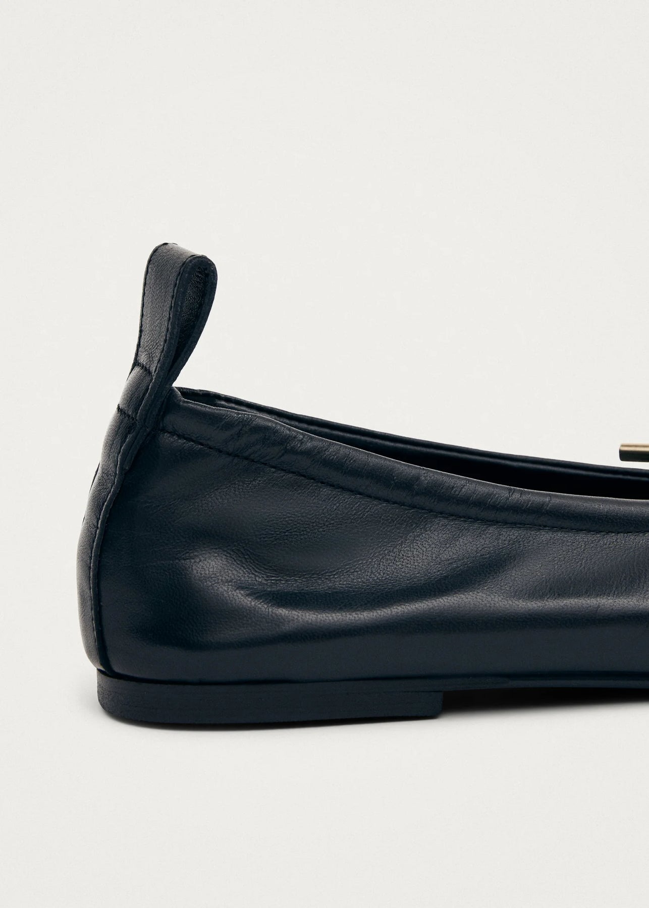 Rosalind Leather Ballet Flats - Svart