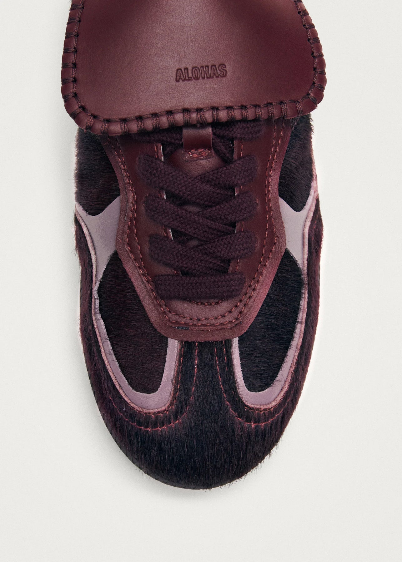 TB.490 Club Leather Sneakers - Soft Burgundy