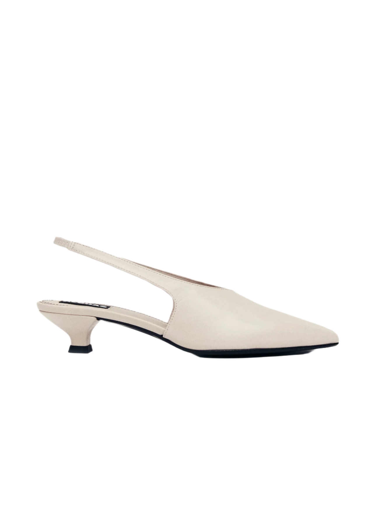 Eros Leather Mules - Cream