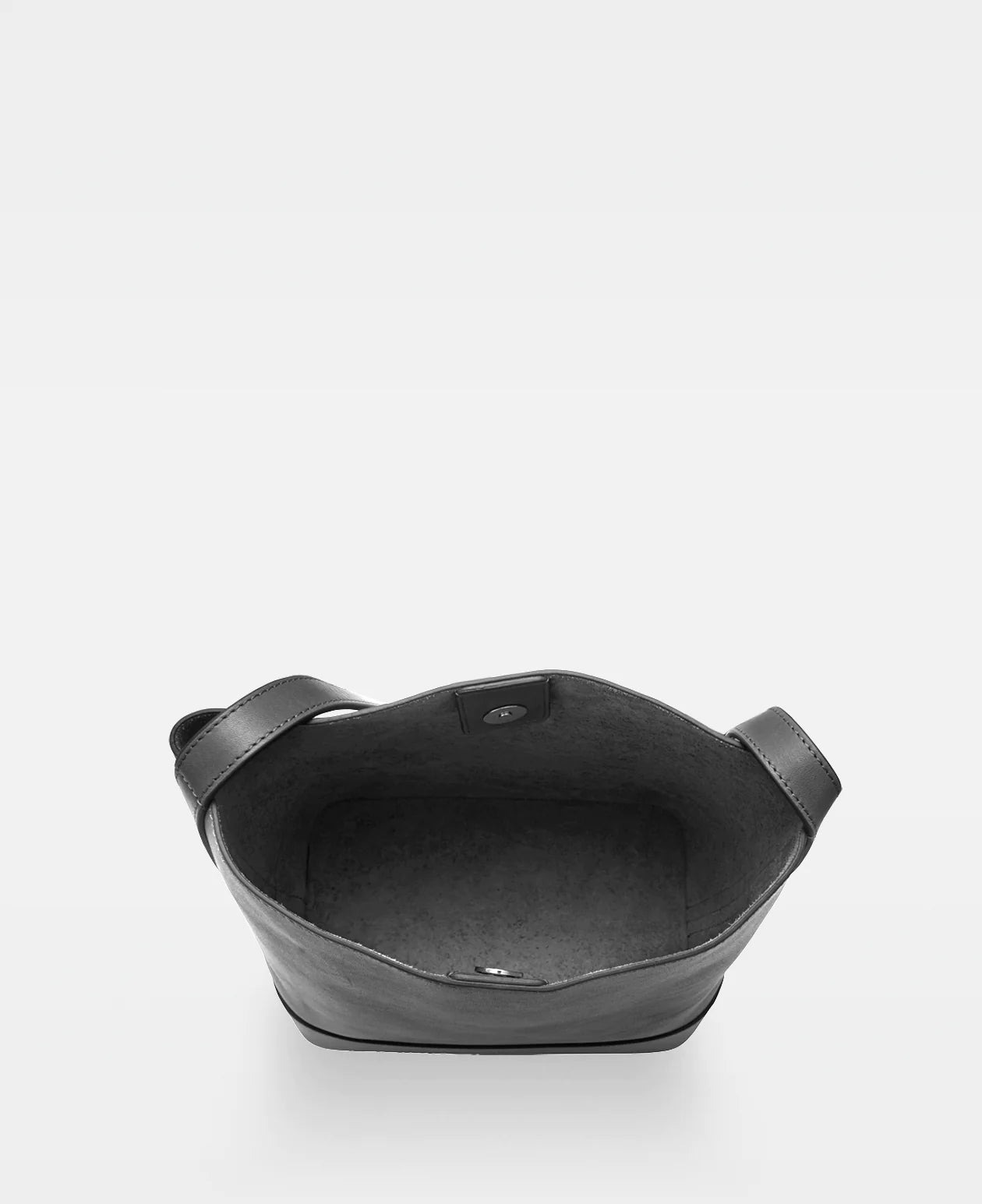 Edith Small Bucket Bag - Vegetal Black