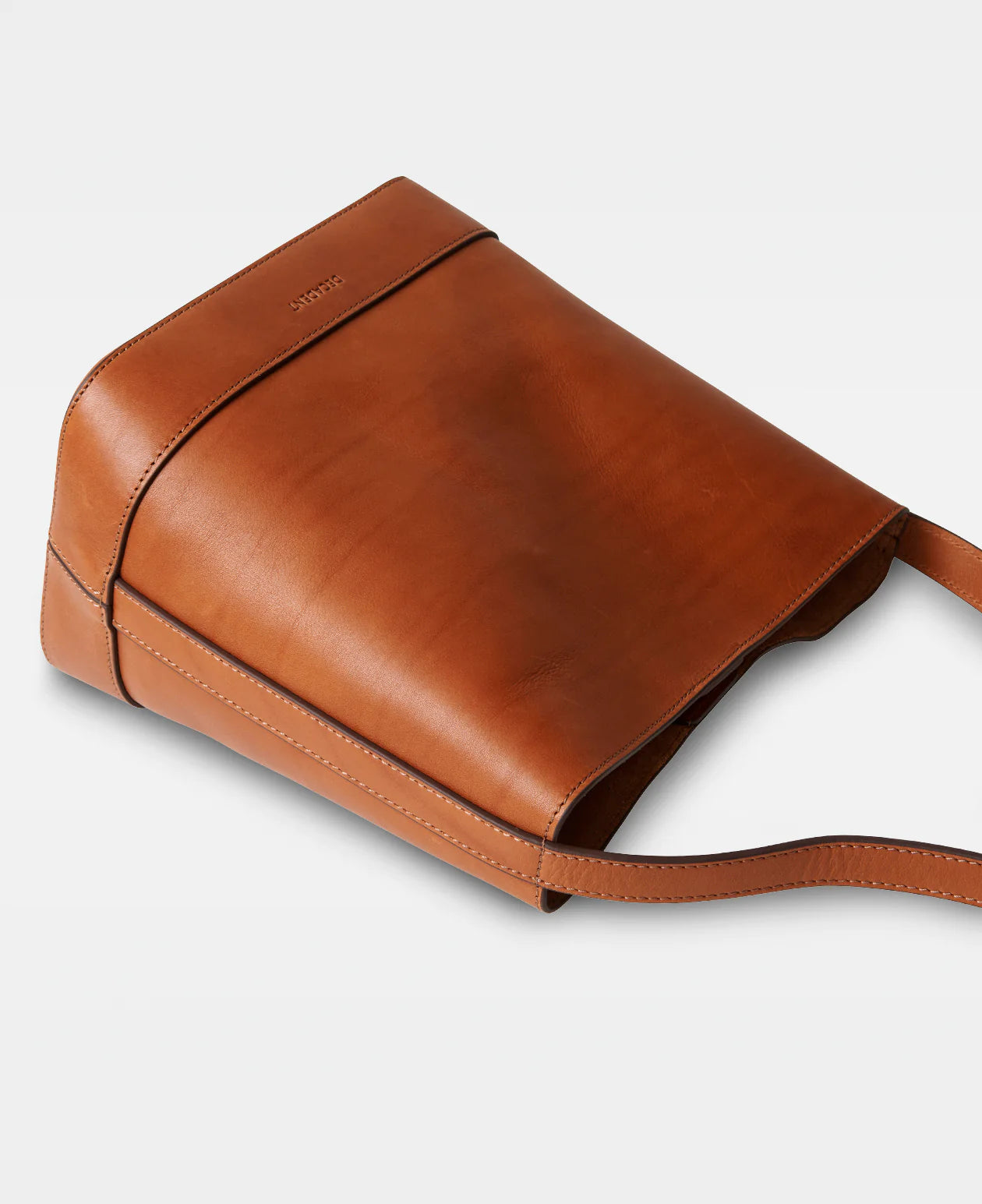 Edith Small Bucket Bag - Cognac