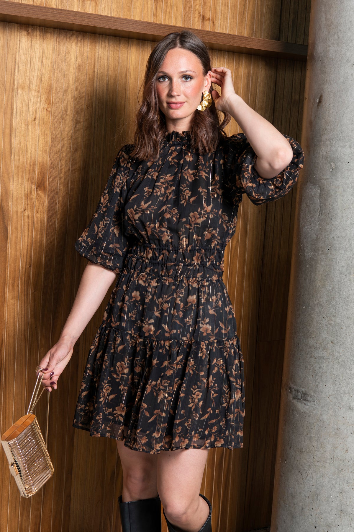 Adrienne Dress - Bronze