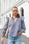 Lakshmi Blouse - Empire Blue