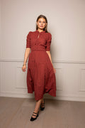 Madison Dress - Cinnamon