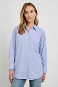 Elsa - Oxford White Stripe