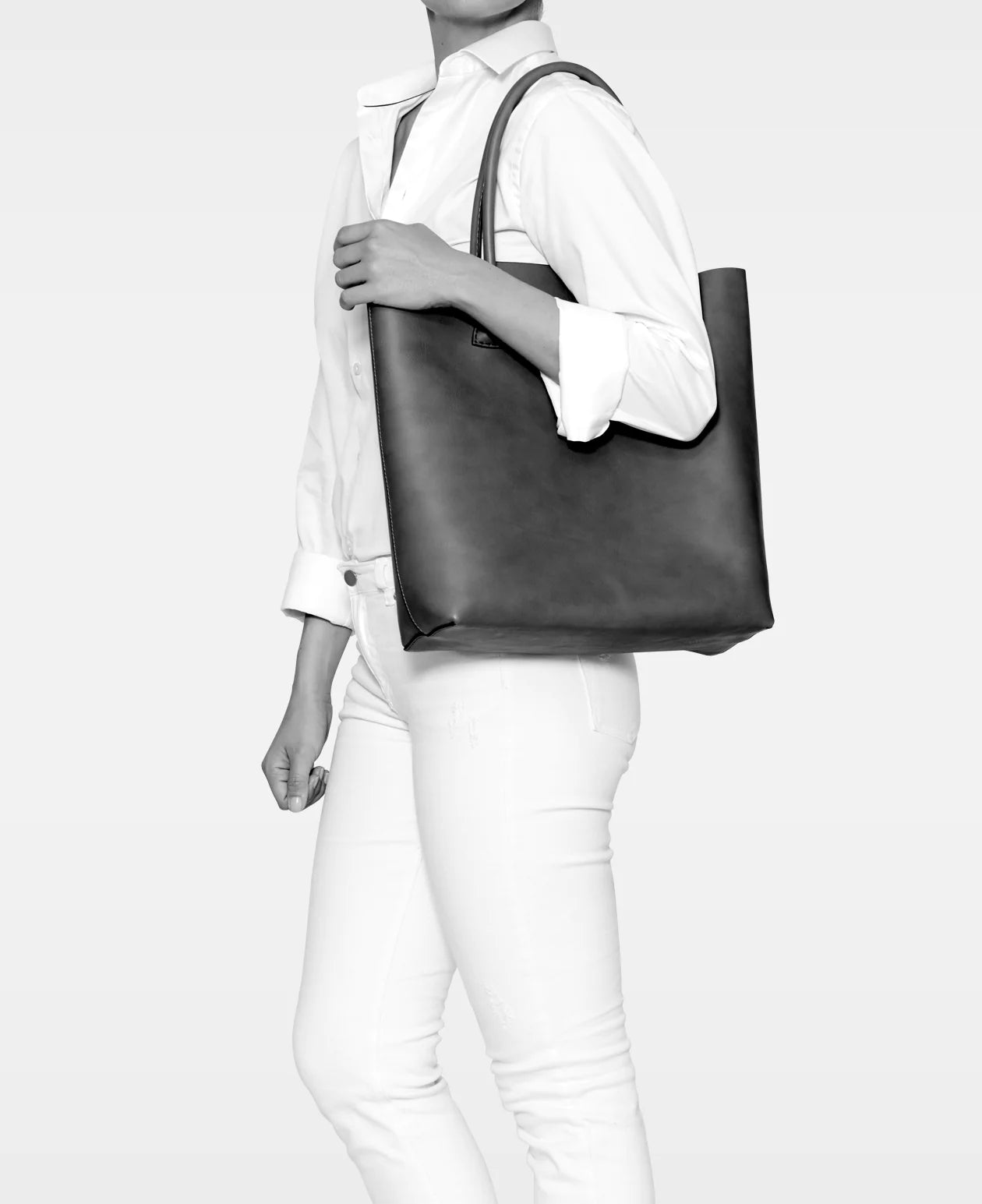 Elsa Plain Tote - Mocha