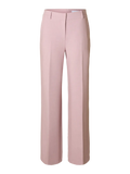 Rita Mw Wide Pant Mel - Bleached Mauve Melange