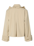 Yaselsana Ls Short Trenchcoat - Travertine