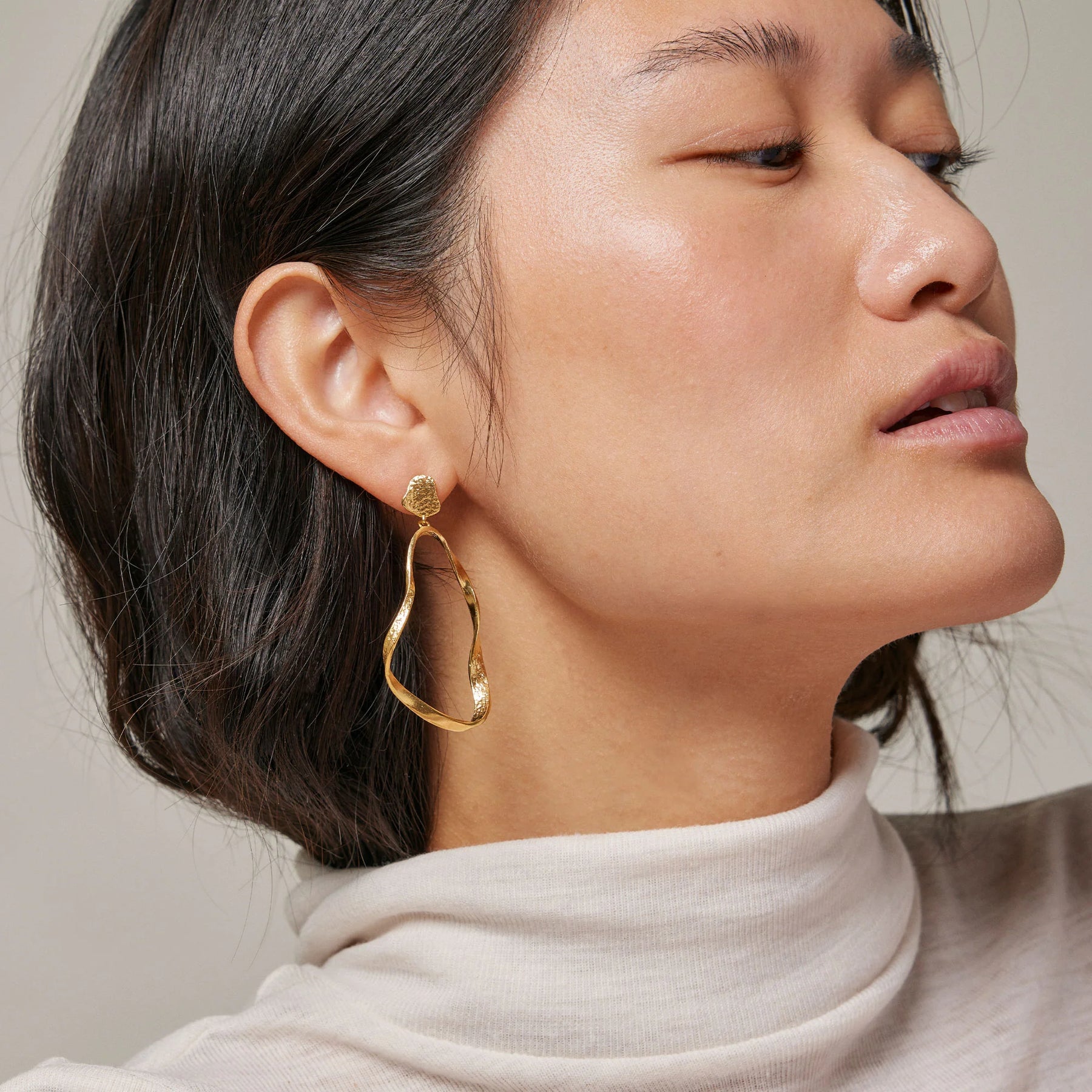 Aloma Large Earring - Gold