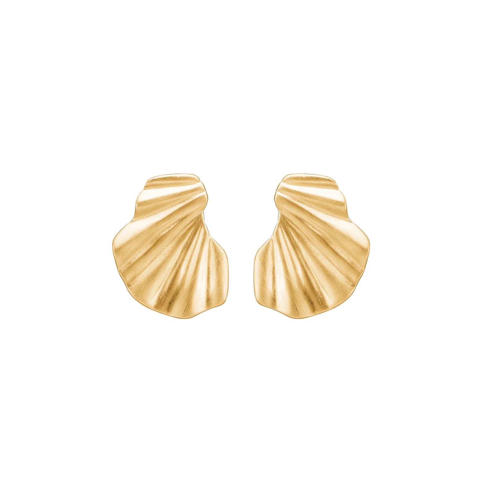 Wave Örhängen - Guld