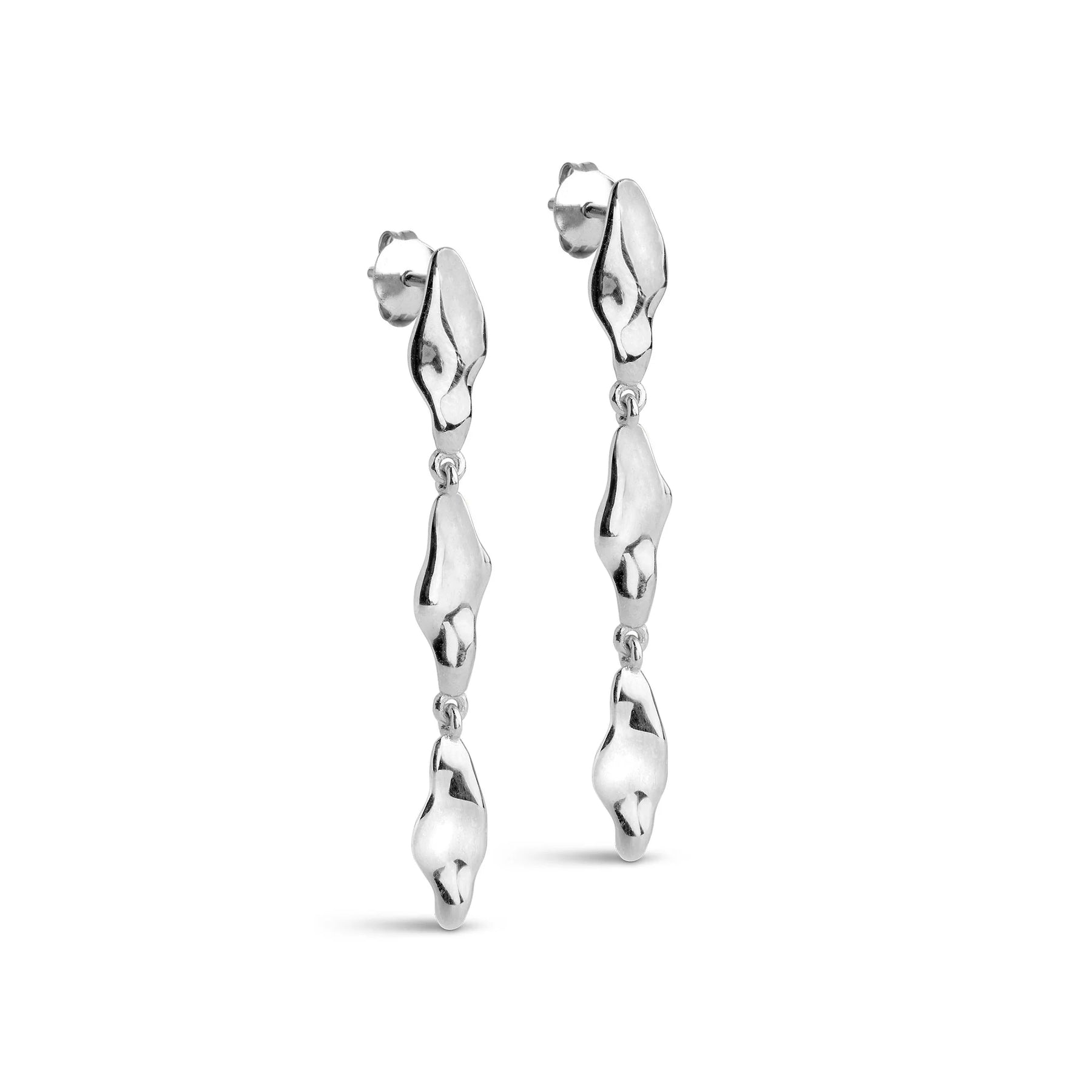 India Medium Örhängen - Silver