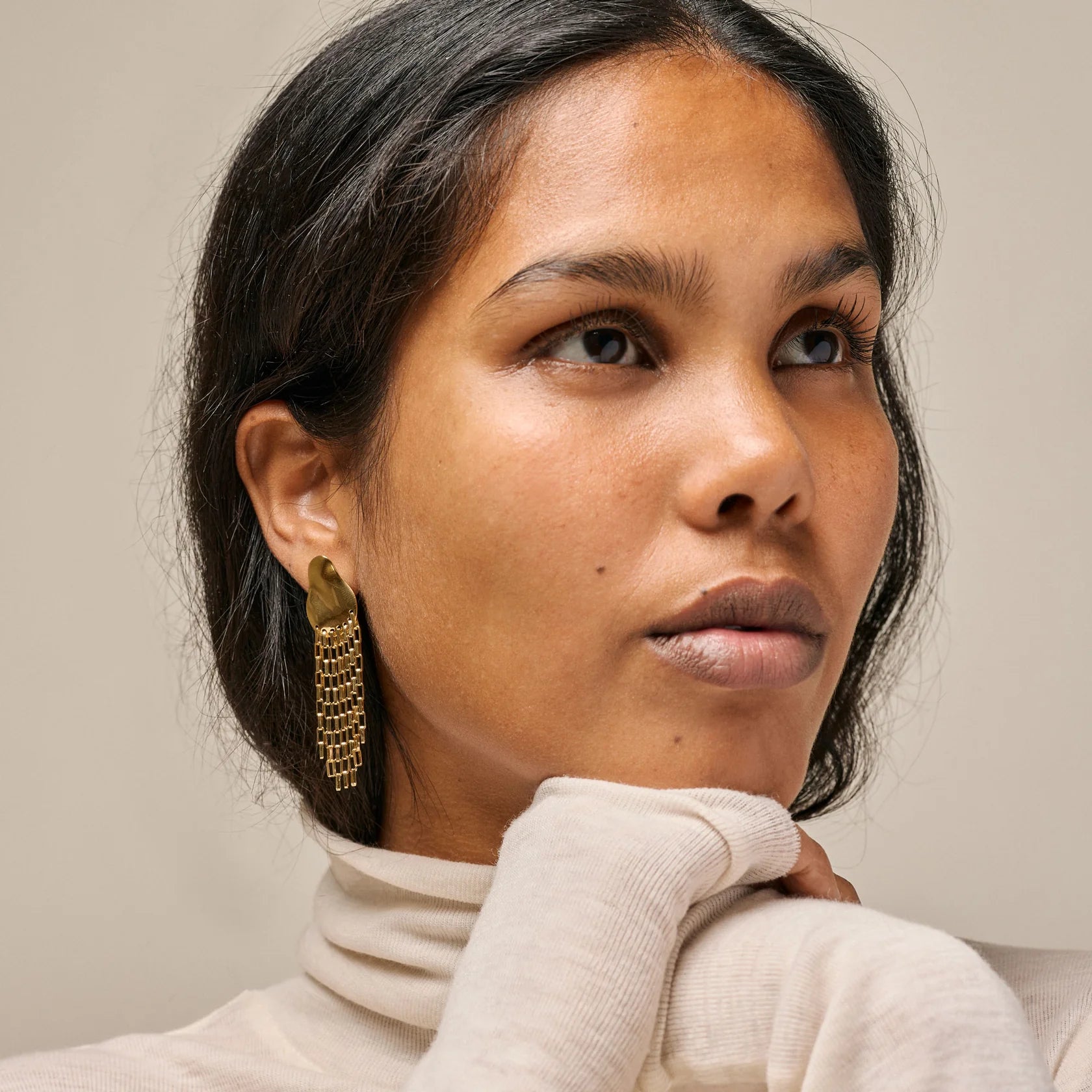 Solange Earrings - Gold